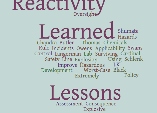 Managing Reactive Chemistry