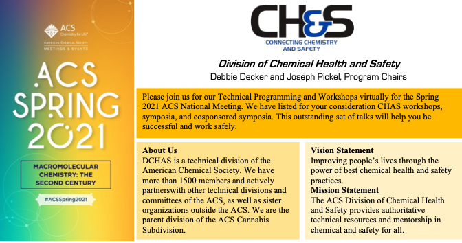 CHAS at a Glance, Spring 2021